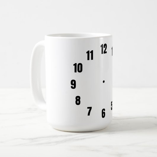 Stechuhr Kaffeetasse (Vorderseite Links)