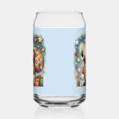 Stechwork Weihnachten mit Weihnachtsstern Dosenglas (Links)