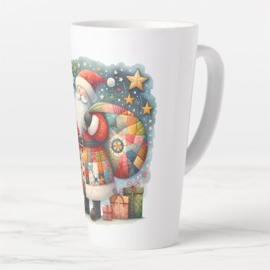 Stechwork Weihnachten mit Weihnachtsstern Milchtasse (Rechte Ecke)