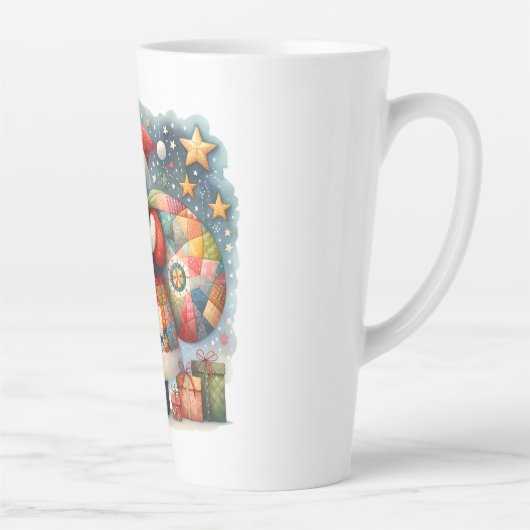 Stechwork Weihnachten mit Weihnachtsstern Milchtasse (Rechts)