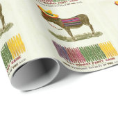 Steck dem Esel den Schwanz an Geschenkpapier (Rolleneckpunkt)