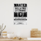 Steckbrief Bellatrix Lestrange Poster (Küche)
