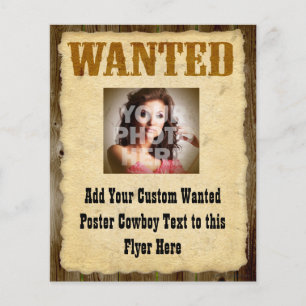 Steckbrief Old-Time-Foto Flyer