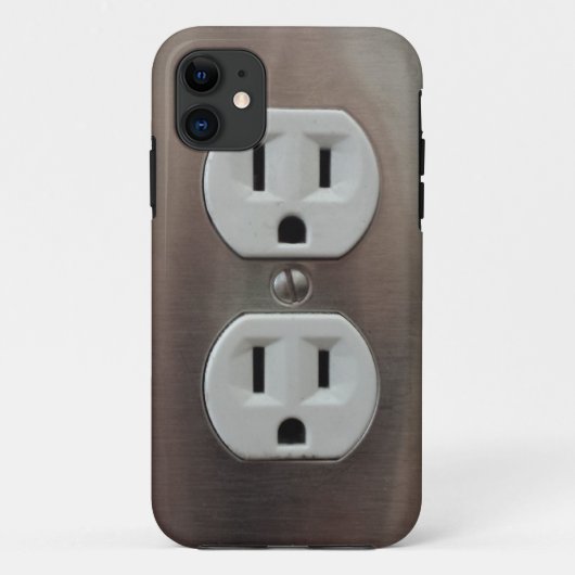 Steckdose Case-Mate iPhone Hülle (Rückseite)