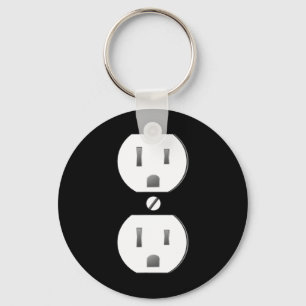 Steckdose für elektrische Steckdosen Schlüsselanhänger
