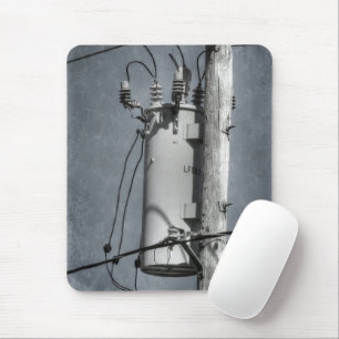 Steckdose für elektrische Transformatoren Mousepad