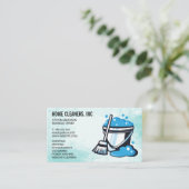 Steckdose | Janitor | Maid | Reiniger Visitenkarte (Stehend Vorderseite)