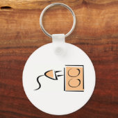 Steckdose Schlüsselanhänger (Vorderseite)