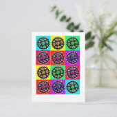 Steckdosen - Fahrradgeschenke Postkarte (Stehend Vorderseite)