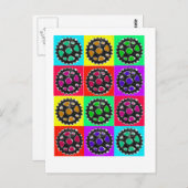 Steckdosen - Fahrradgeschenke Postkarte (Vorne/Hinten)