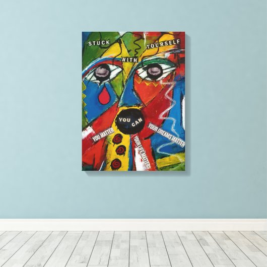 stecken leinwanddruck (Insitu (Holzboden))