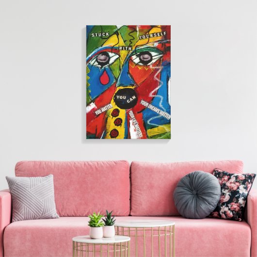 stecken leinwanddruck (Insitu (Wohnzimmer))