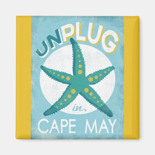 Stecken Sie Cape May Starfish Beach nautic ab Magnet (Vorne)