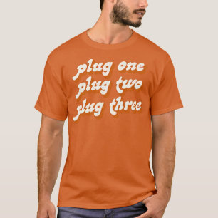 Stecken Sie das zwei Plug-In drei T-Shirt