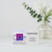 Stecker | Elektriker Visitenkarte (Stehend Vorderseite)