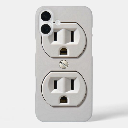 Stecker für das elektrische Auslass Case-Mate iPhone Hülle (Rückseite)