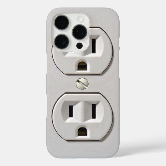 Stecker für das elektrische Auslass Case-Mate iPhone Hülle (Rückseite)