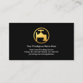 Stecker für die Rohrleitung Visitenkarte (Rückseite)