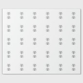 Stecker Klicken Sie auf Farbdekor anpassen Geschenkpapier (Flach)