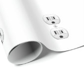 Stecker Klicken Sie auf Farbdekor anpassen Geschenkpapier (Rolleneckpunkt)