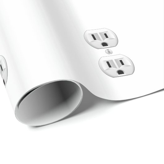 Stecker Klicken Sie auf Farbdekor anpassen Geschenkpapier (Rolleneckpunkt)