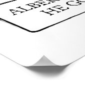 Stecker oder PC Poster (Ecke)