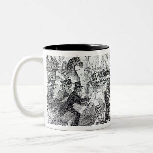 Stecker-Plan-Aufstand in Preston Zweifarbige Tasse (Links)