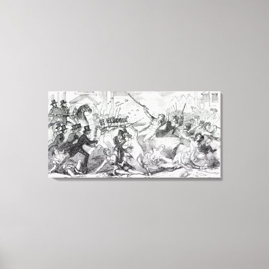 Stecker-Plot-Riot in Preston Leinwanddruck (Vorderseite)