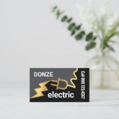 Stecker Powers Lightning Visitenkarte (Stehend Vorderseite)