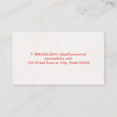 Stecker Visitenkarte (Rückseite)