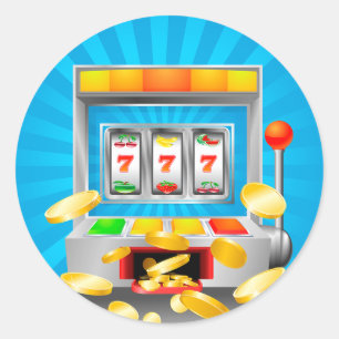 Steckmaschine Runder Aufkleber