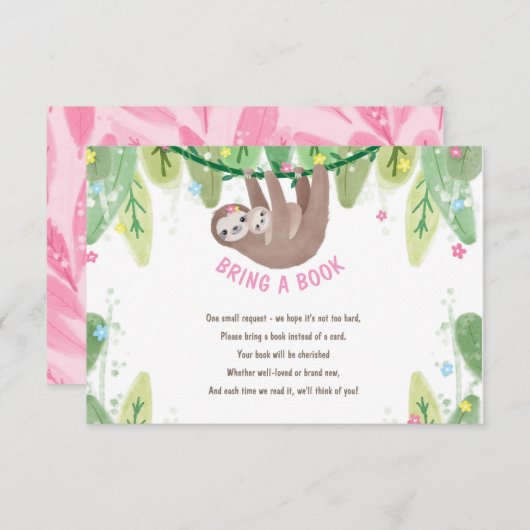 Steckplatz mit Baby Book Request Enclosure Card Begleitkarte (Vorne/Hinten)