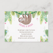 Steckplatz mit Baby Book Request Enclosure Card Begleitkarte (Vorderseite)