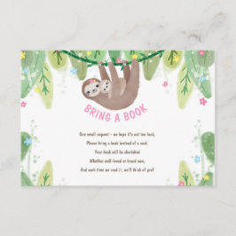 Steckplatz mit Baby Book Request Enclosure Card Begleitkarte