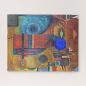 STECKPUZZLE - "Braune Stille" -Wassily Kandinsky Puzzle (Horizontal)