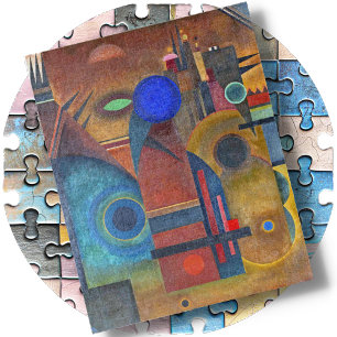 STECKPUZZLE - "Braune Stille" -Wassily Kandinsky Puzzle