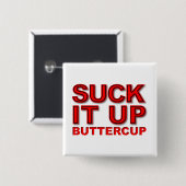 Steck's weg Butterblume Lustiger Knopf Button (Vorne & Hinten)