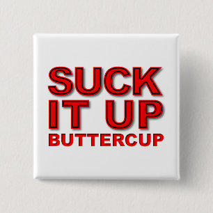 Steck's weg Butterblume Lustiger Knopf Button