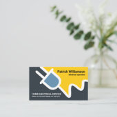 Steckverbinder für kreative elektrische Power Visitenkarte (Stehend Vorderseite)