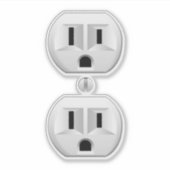 Steckverbinder-Steckverbinder-Steckverbinder-Steck Aufkleber (Vorderseite)