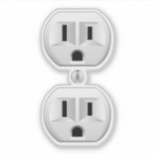 Steckverbinder-Steckverbinder-Steckverbinder-Steck Aufkleber (Vorderseite)