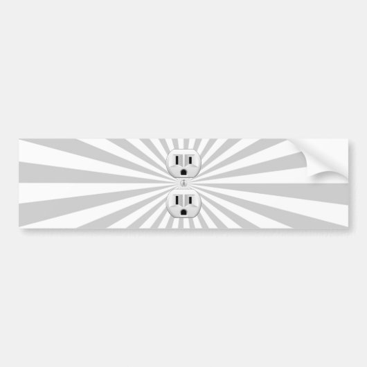 Steckverbinder-Steckverbinder-Steckverbinder-Steck Autoaufkleber (Vorne)