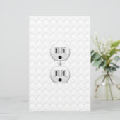 Steckverbinder-Steckverbinder-Steckverbinder-Steck Briefpapier (Stehend Vorderseite)