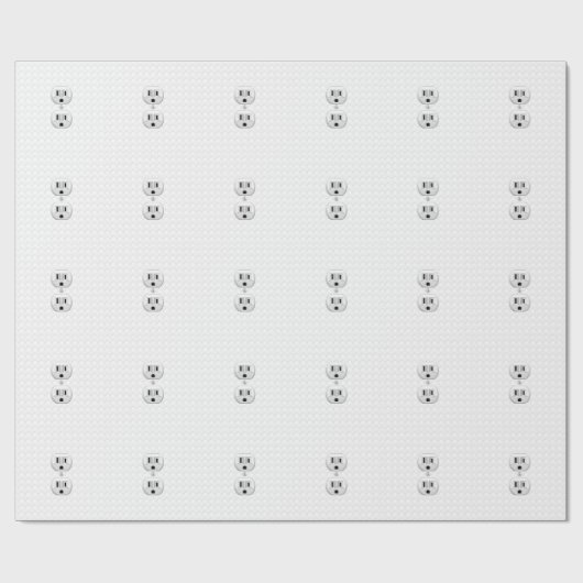 Steckverbinder-Steckverbinder-Steckverbinder-Steck Geschenkpapier (Flach)