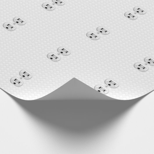 Steckverbinder-Steckverbinder-Steckverbinder-Steck Geschenkpapier (Ecke)