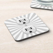 Steckverbinder-Steckverbinder-Steckverbinder-Steck Getränkeuntersetzer (Linke Seite)