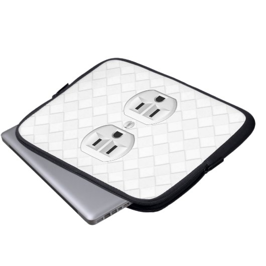 Steckverbinder-Steckverbinder-Steckverbinder-Steck Laptopschutzhülle (Vorne Knopf)