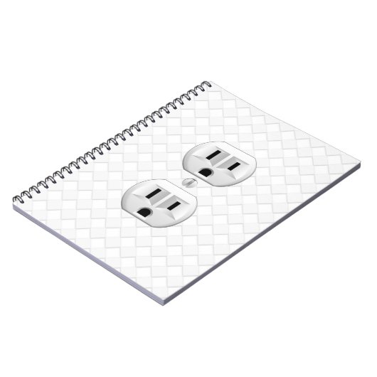 Steckverbinder-Steckverbinder-Steckverbinder-Steck Notizblock (Linke Seite)