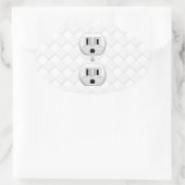 Steckverbinder-Steckverbinder-Steckverbinder-Steck Ovaler Aufkleber (Tasche)