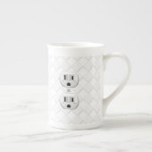 Steckverbinder-Steckverbinder-Steckverbinder-Steck Porzellantasse (Rechts)